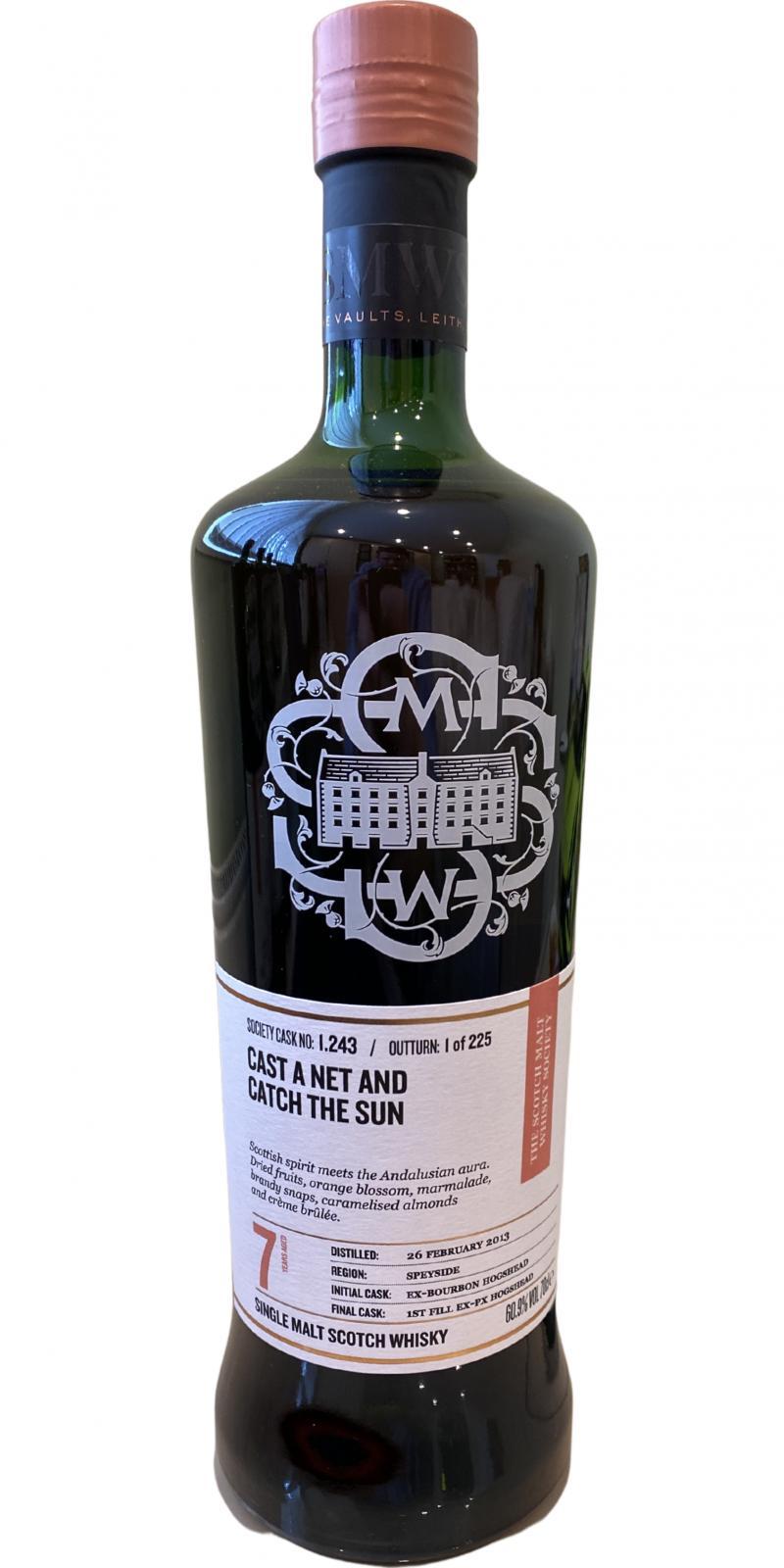 Glenfarclas 2013 SMWS 1.243  Cast a net and catch the sun