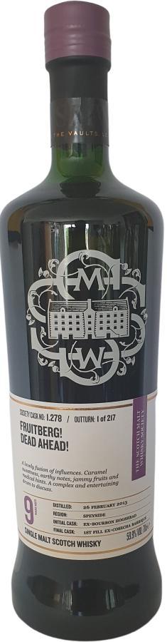 Glenfarclas 2013 SMWS 1.278  Fruitberg! Dead ahead!
