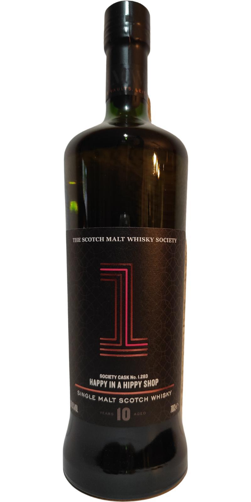 Glenfarclas 2013 SMWS 1.283  Happy in a hippy shop