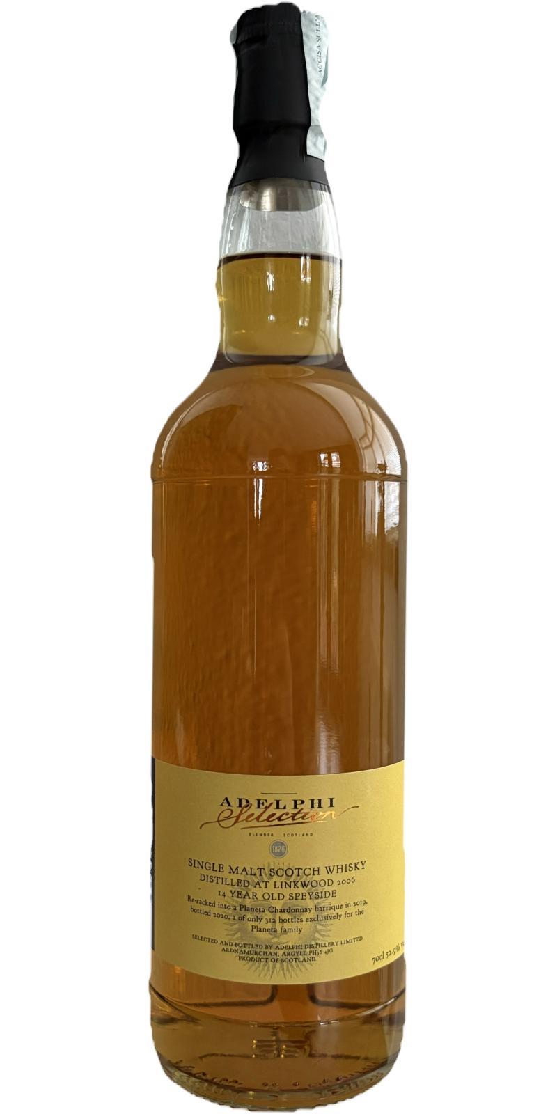 Linkwood 14-year-old AD Adelphi Selection