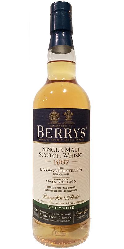 Linkwood 1987 BR Berrys'