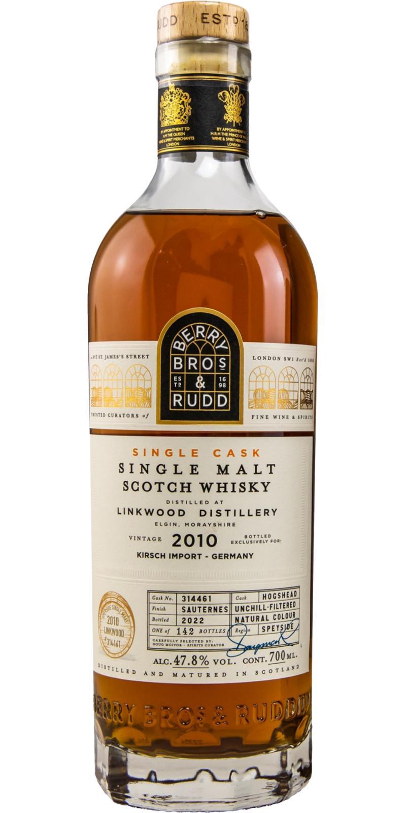 Linkwood 2010 BR Single Cask