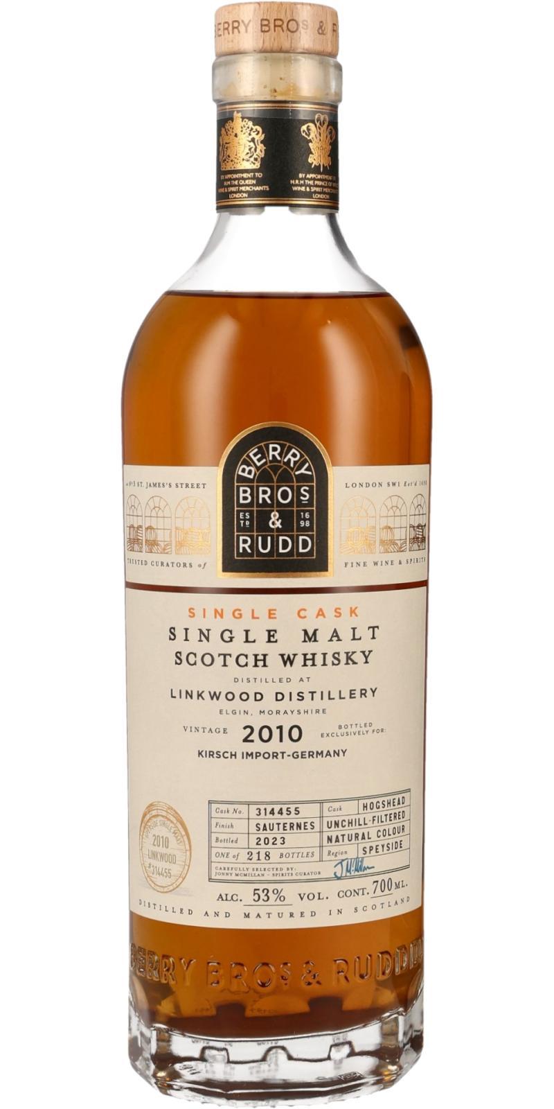 Linkwood 2010 BR Single Cask