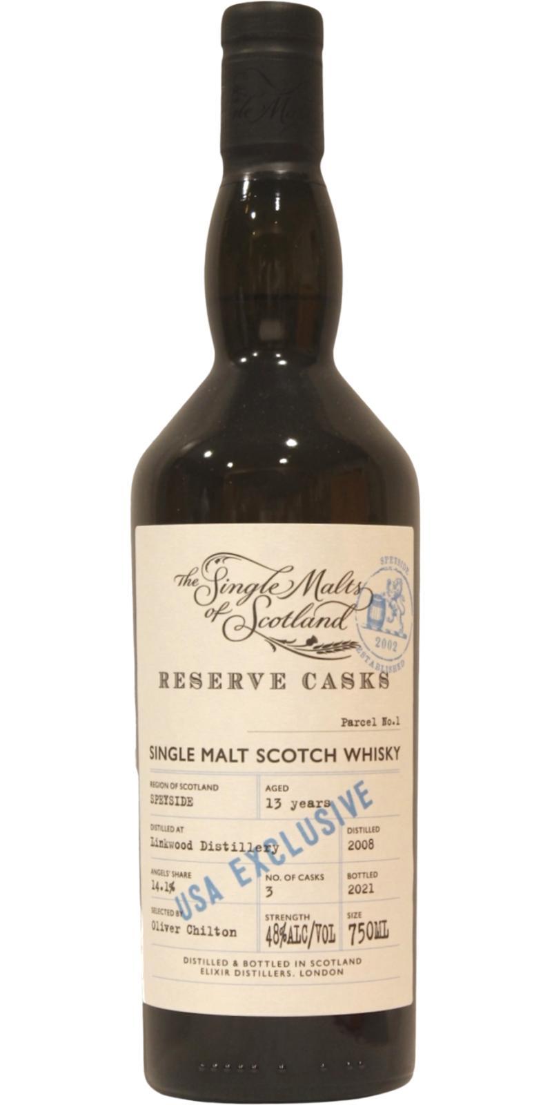 Linkwood 2008 ElD The Single Malts of Scotland - Reserve Casks