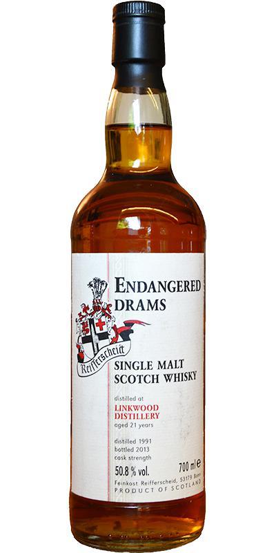 Linkwood 1991 FR Endangered Drams