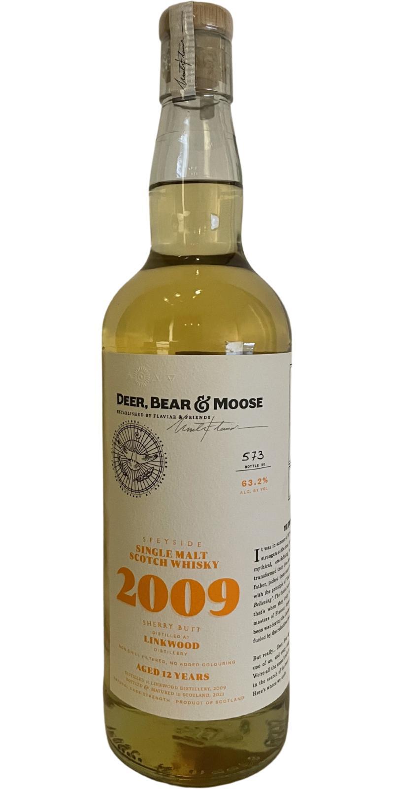 Linkwood 2009 Flvr Deer, Bear & Moose