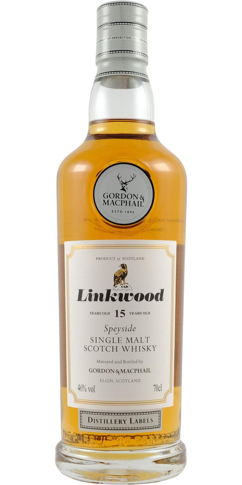 Linkwood 15-year-old GM Distillery Labels