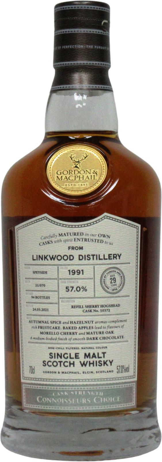 Linkwood 1991 GM Connoisseurs Choice - Cask Strength