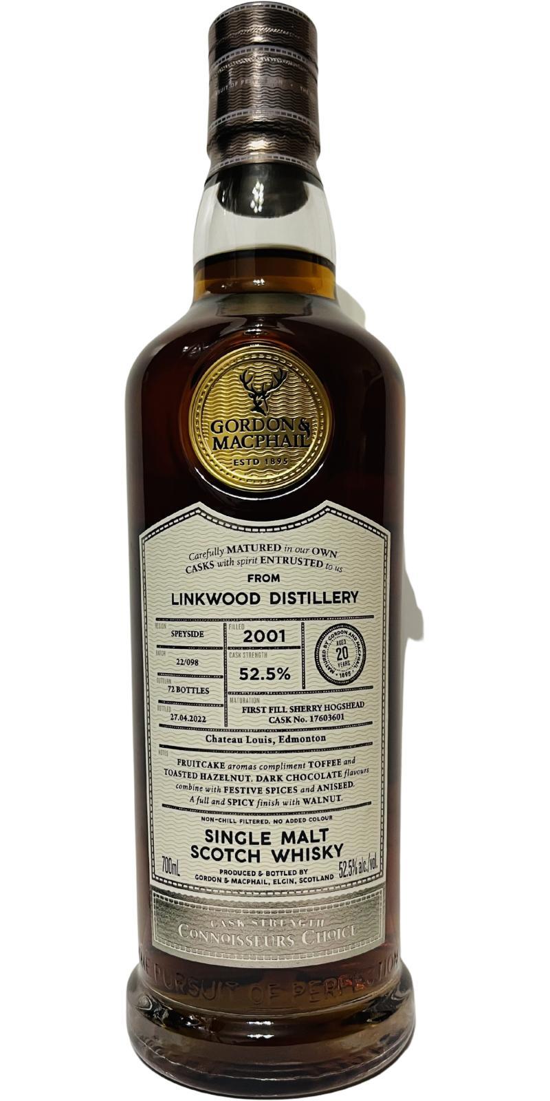 Linkwood 2001 GM Connoisseurs Choice - Cask Strength