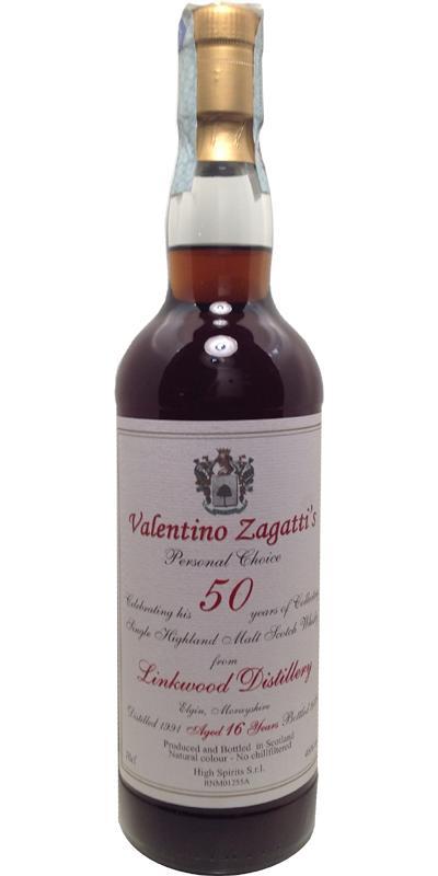 Linkwood 1991 HSC Valentino Zagatti's Personal Choice