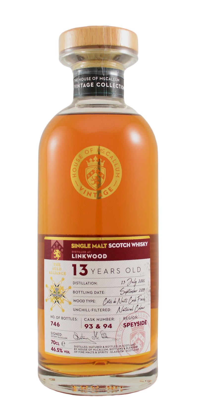 Linkwood 2006 HoMc The Vintage Collection