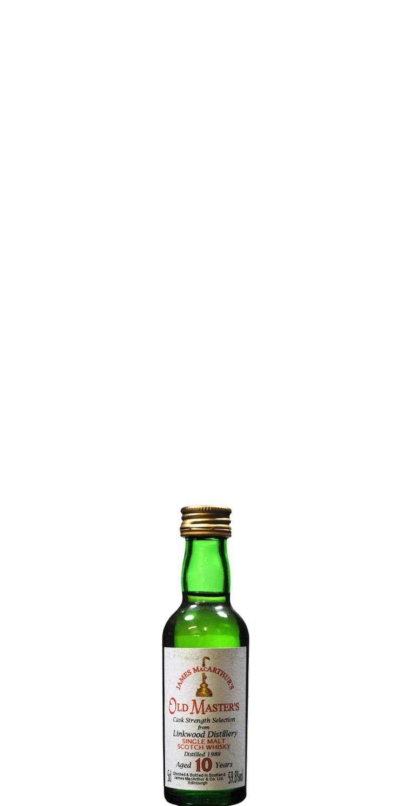 Linkwood 1989 JM Old Master's - Cask Strength Selection Miniature