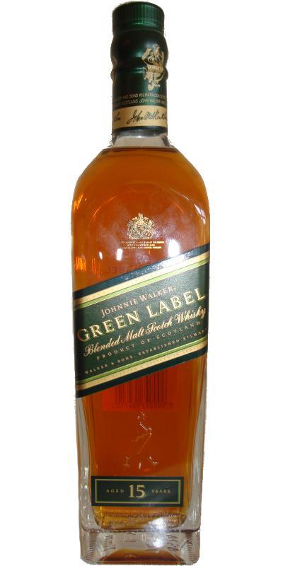 Johnnie Walker Green Label Blended Malt Scotch Whisky