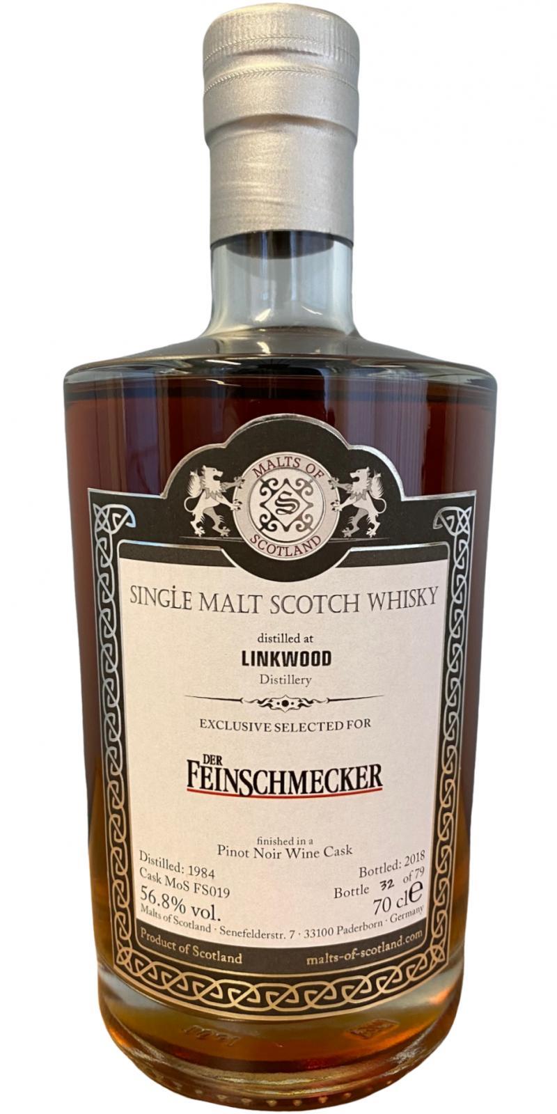 Linkwood 1984 MoS Der Feinschmecker