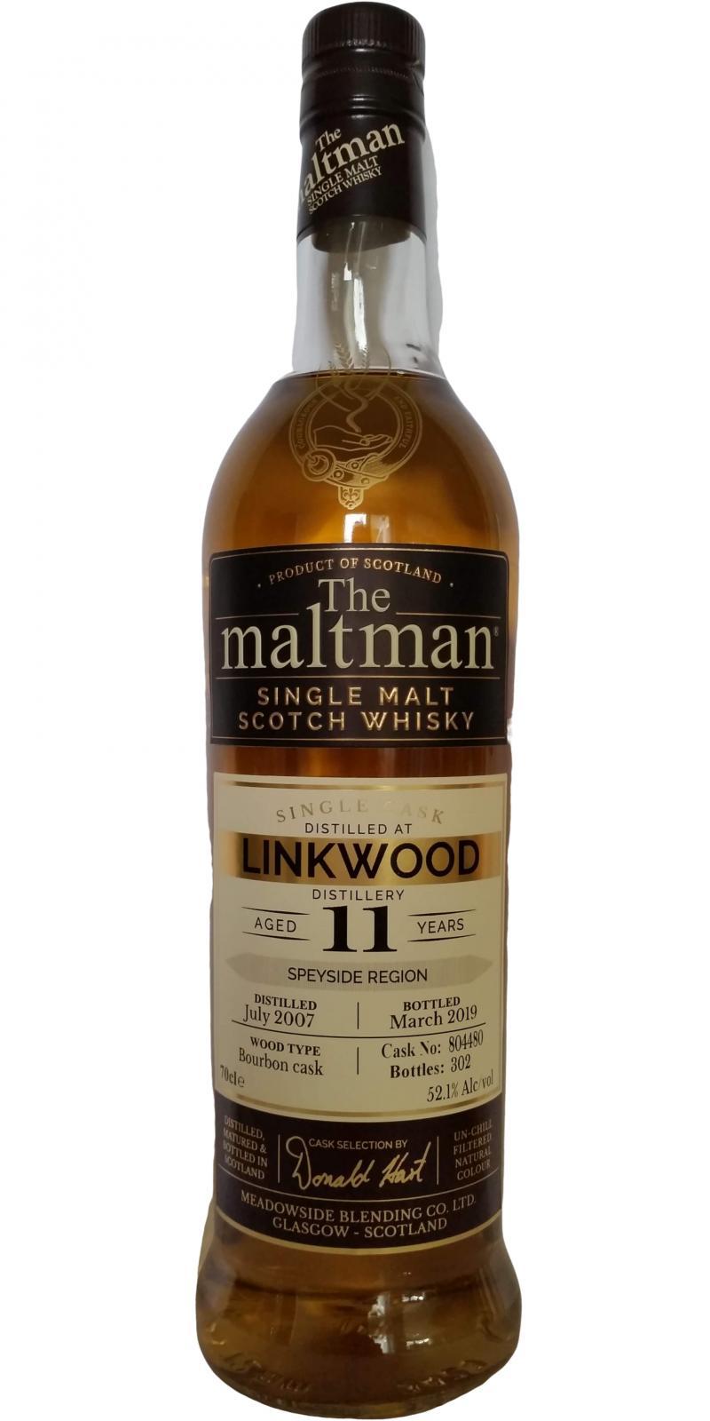 Linkwood 2007 MBl The Maltman - Single Cask