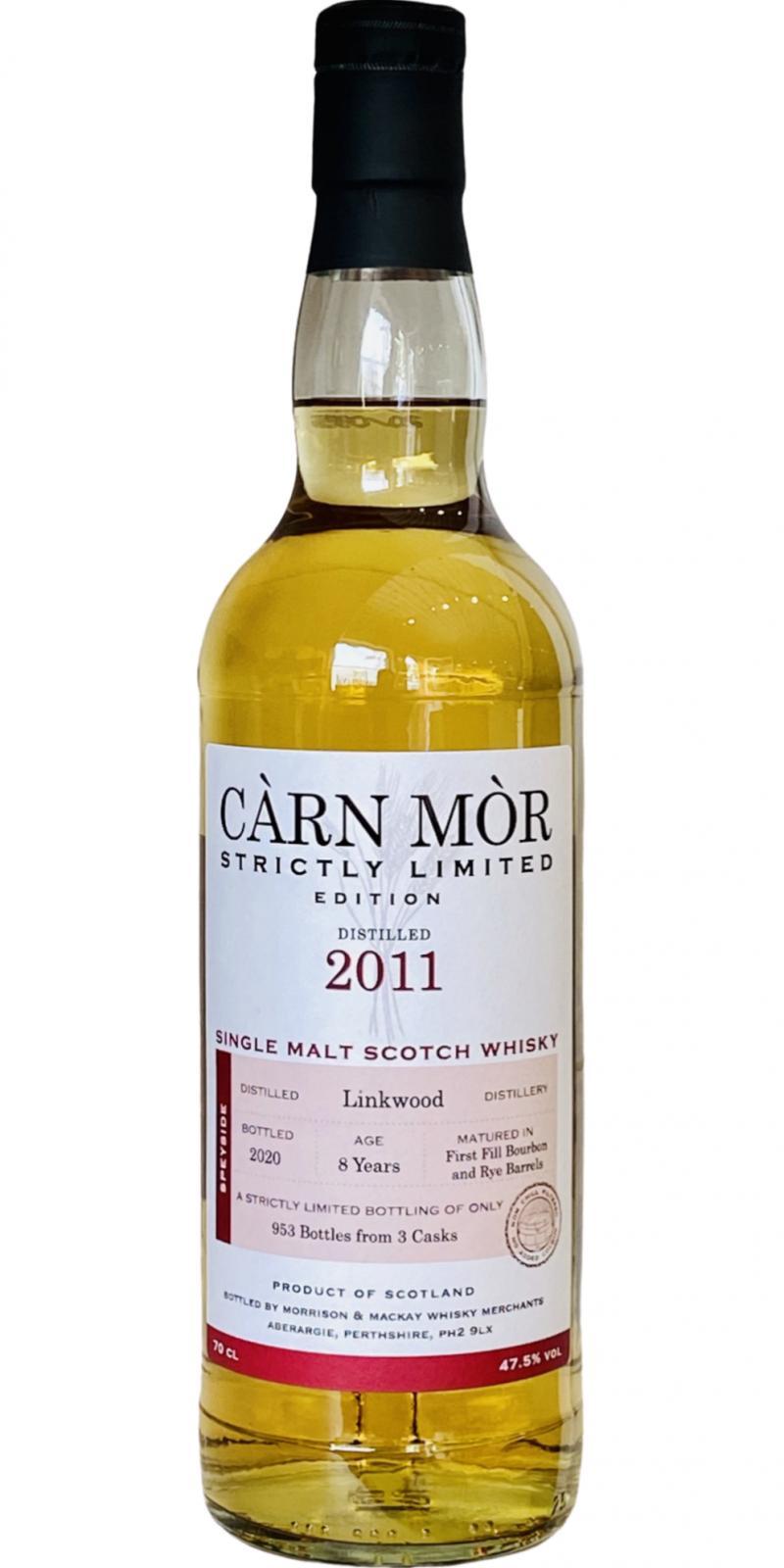 Linkwood 2011 MMcK Càrn Mòr Strictly Limited