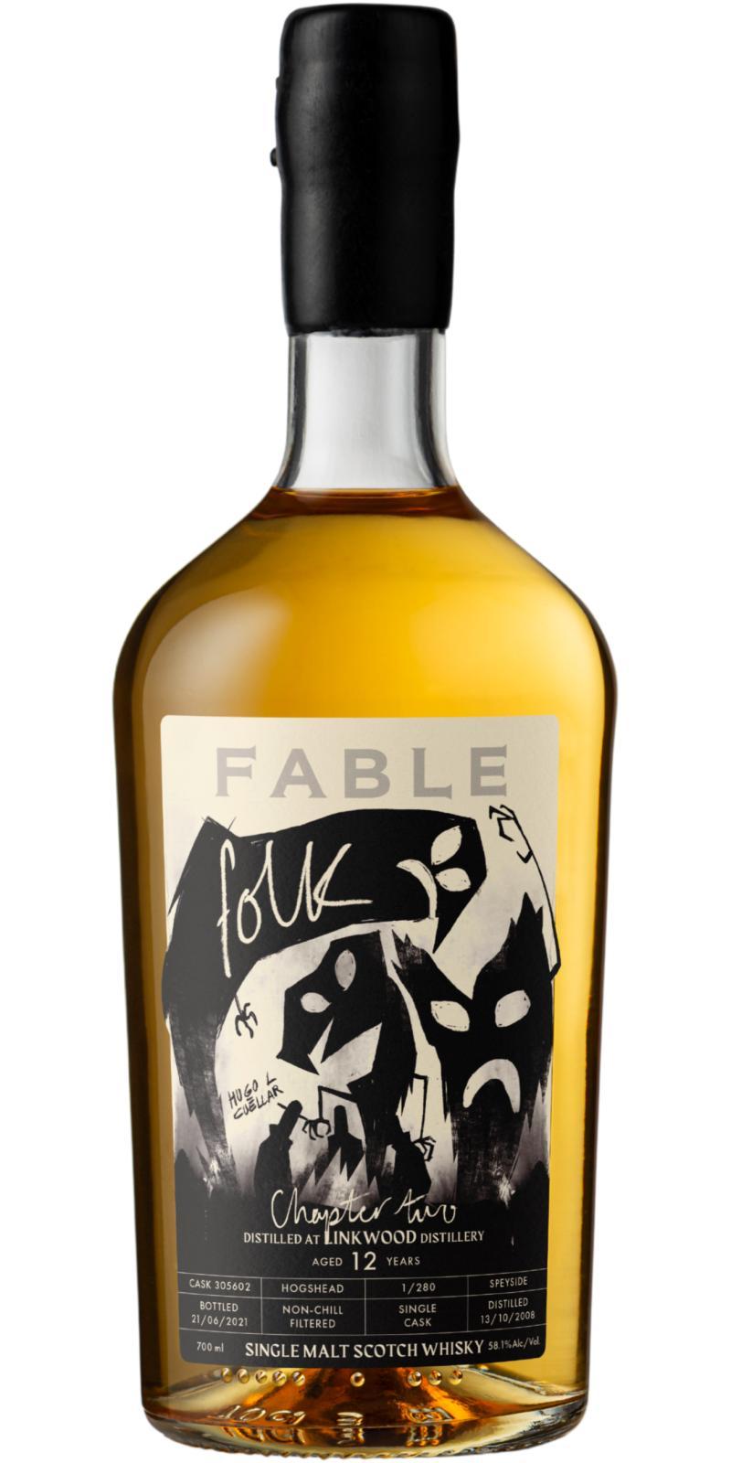 Linkwood 2008 PSL Fable Whisky - 3rd Release - Chapter Two