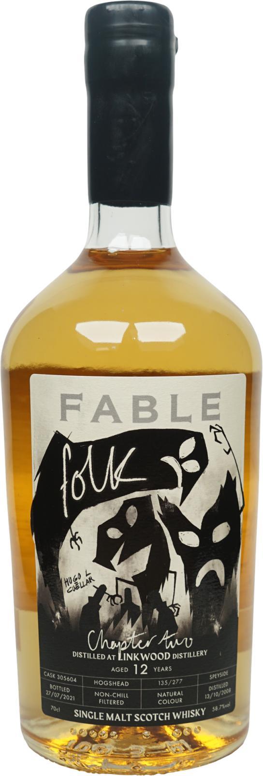 Linkwood 2008 PSL Fable Whisky - 4th Release - Chapter Two