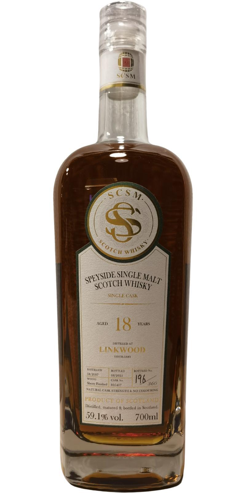 Linkwood 2007 SCSM Single Cask