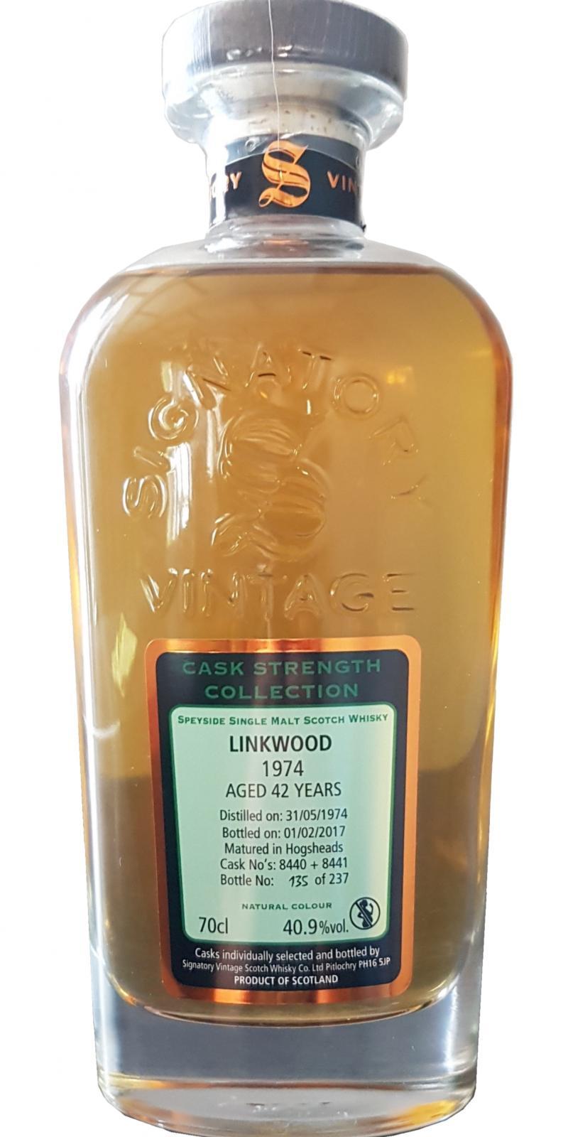 Linkwood 1974 SV Cask Strength Collection - Rare Reserve