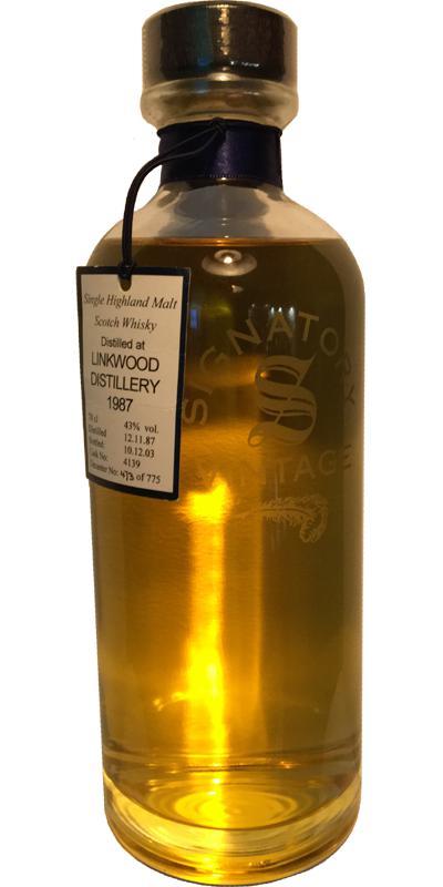 Linkwood 1987 SV The Decanter Collection