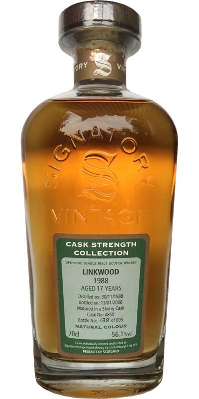 Linkwood 1988 SV Cask Strength Collection