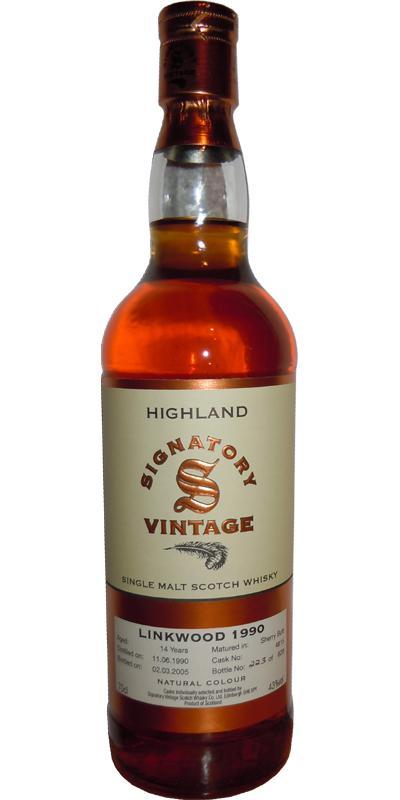 Linkwood 1990 SV Vintage Collection