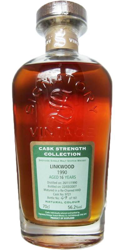 Linkwood 1990 SV Cask Strength Collection