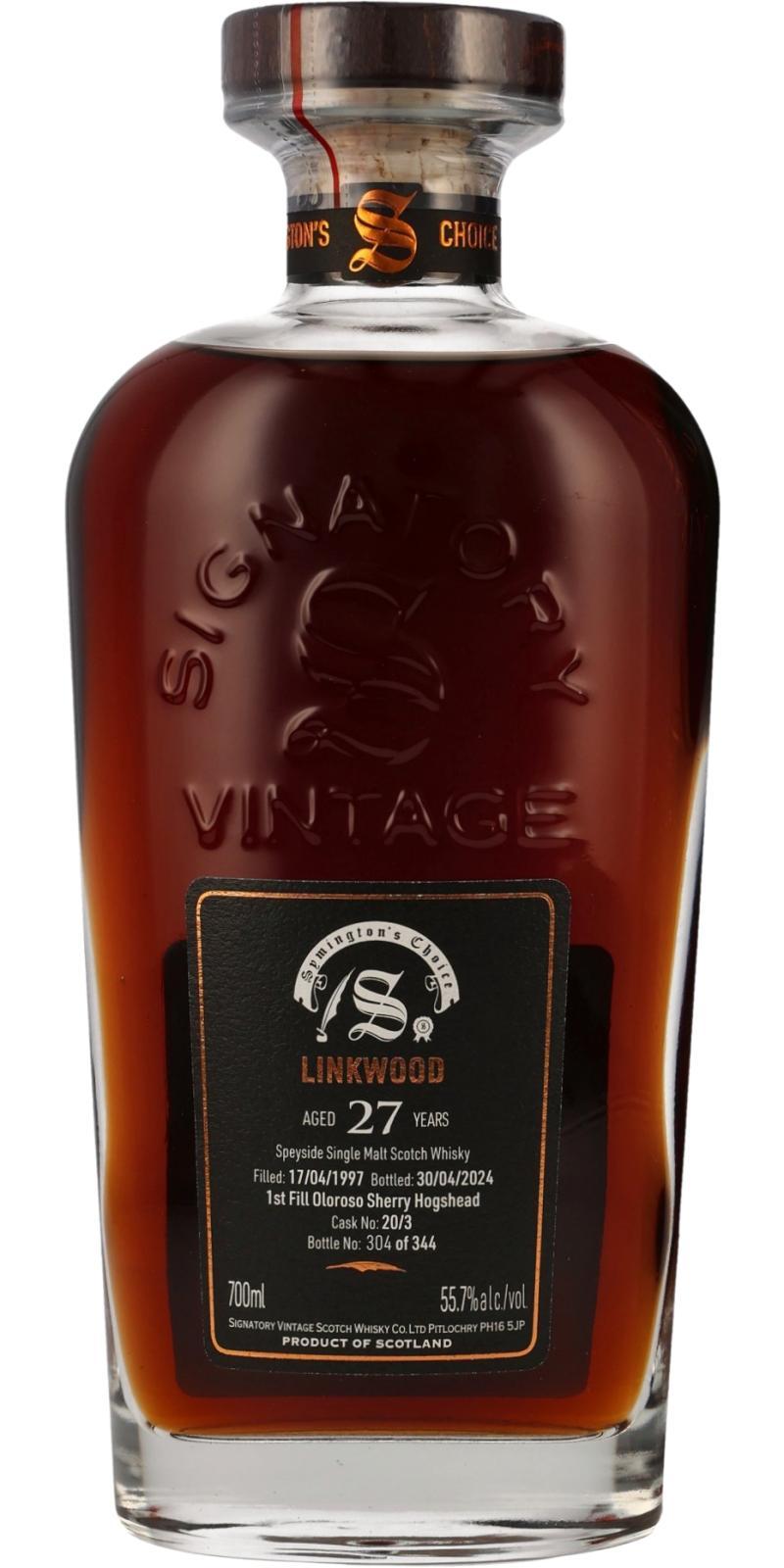 Linkwood 1997 SV Cask Strength Collection - Symington’s Choice