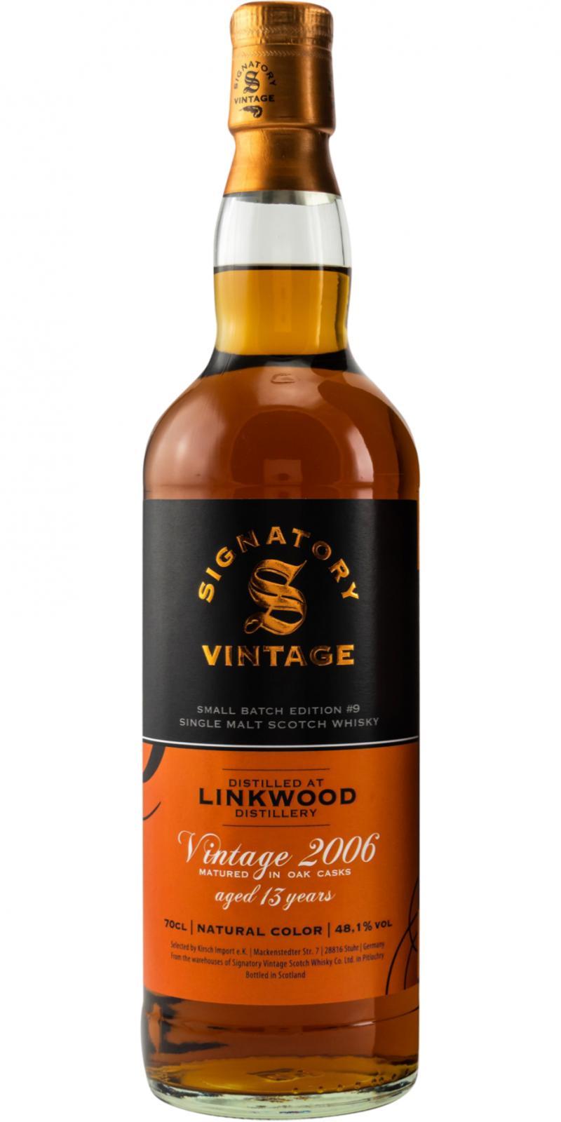 Linkwood 2006 SV Small Batch Edition #9