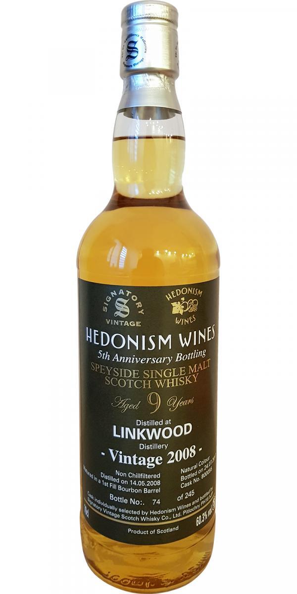 Linkwood 2008 SV Hedonism Wines 5th Anniversary
