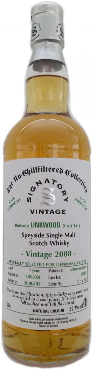 Linkwood 2008 SV The Un-Chillfiltered Collection - Cask Strength