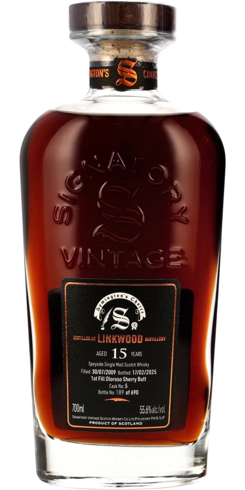 Linkwood 2009 SV Cask Strength Collection - Symington’s Choice