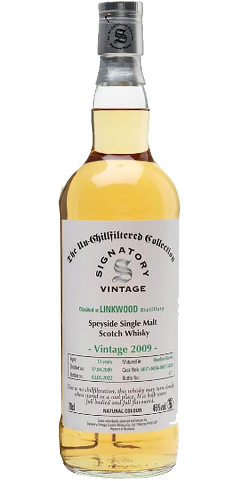 Linkwood 2009 SV The Un-Chillfiltered Collection