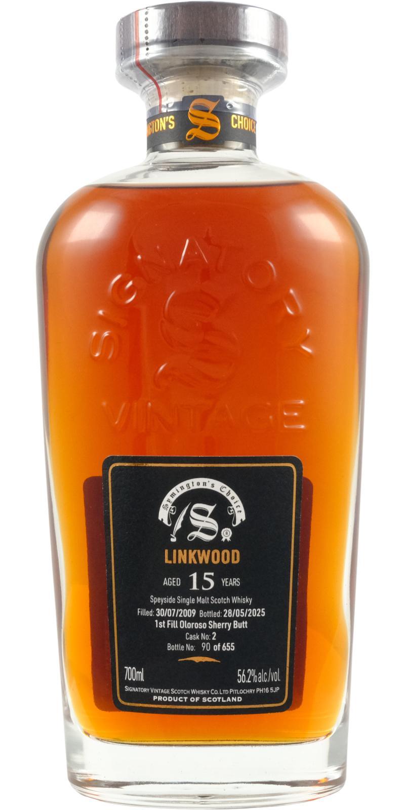 Linkwood 2009 SV Cask Strength Collection - Symington’s Choice