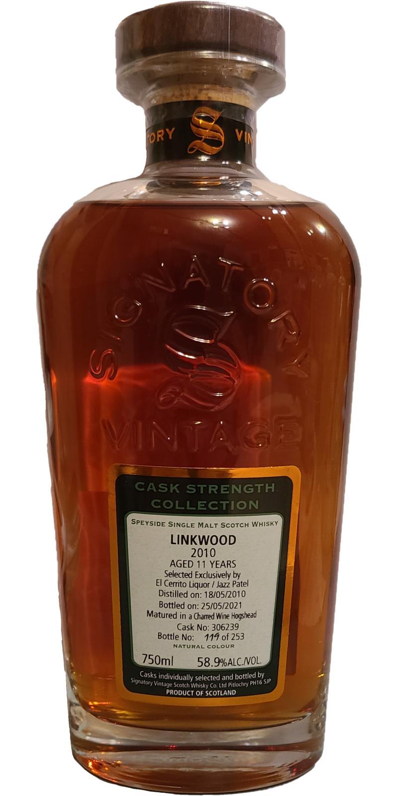 Linkwood 2010 SV Cask Strength Collection