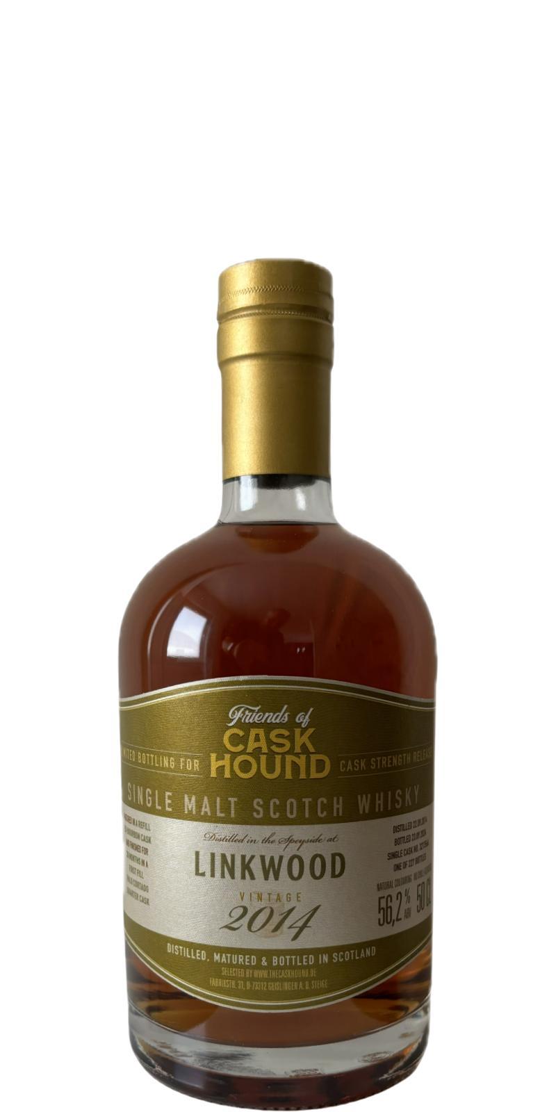 Linkwood 2014 TCaH Friends of Caskhound