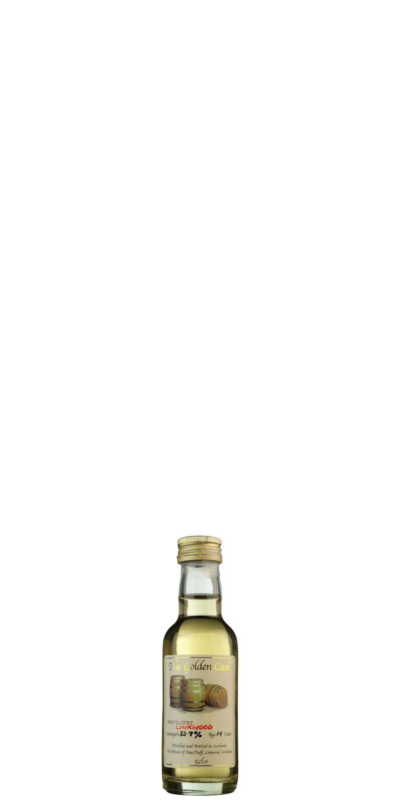 Linkwood 14-year-old HMcD The Golden Cask - Miniature