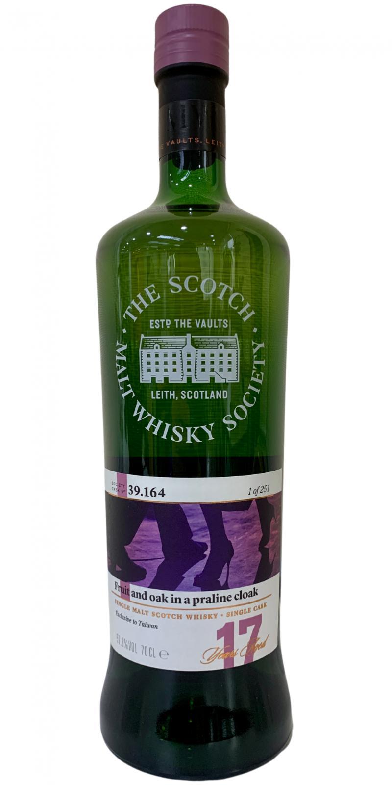 Linkwood 17-year-old SMWS 39.164 Fruit and oak in a praline cloak