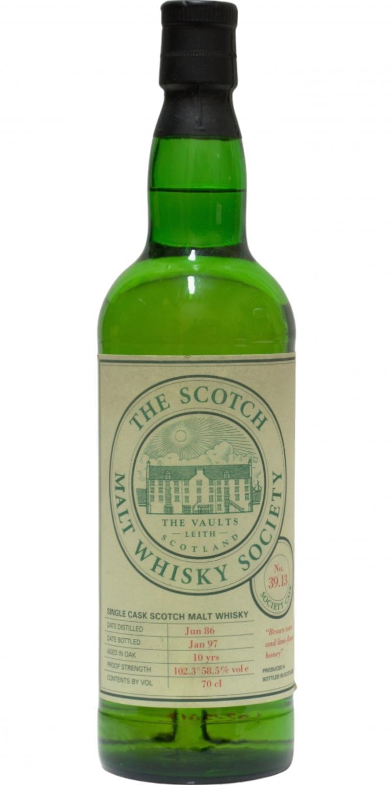 Linkwood 1986 SMWS 39.13 Brown toast and lime-flower honey