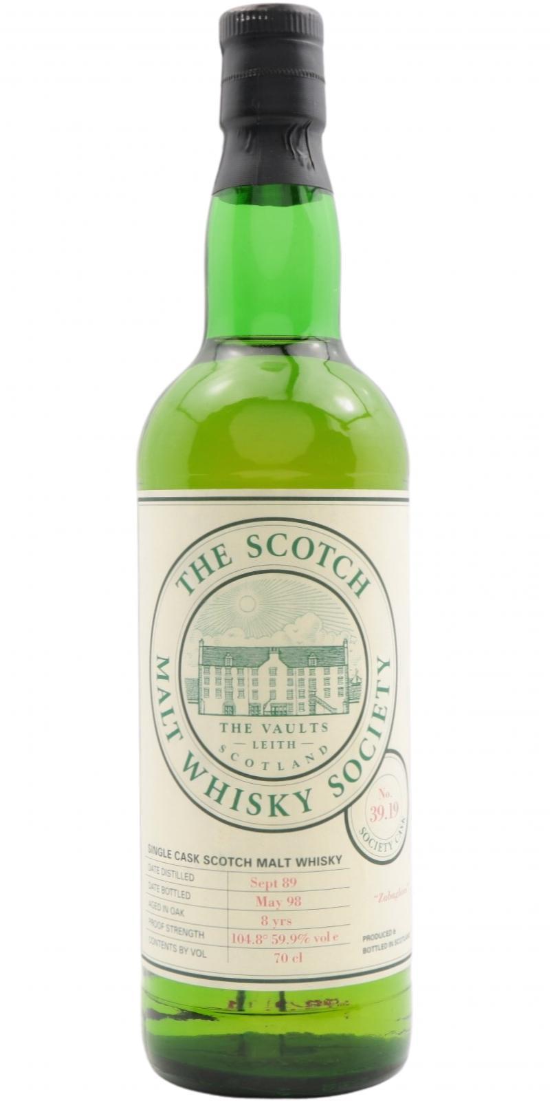 Linkwood 1989 SMWS 39.19 Zabaglioni