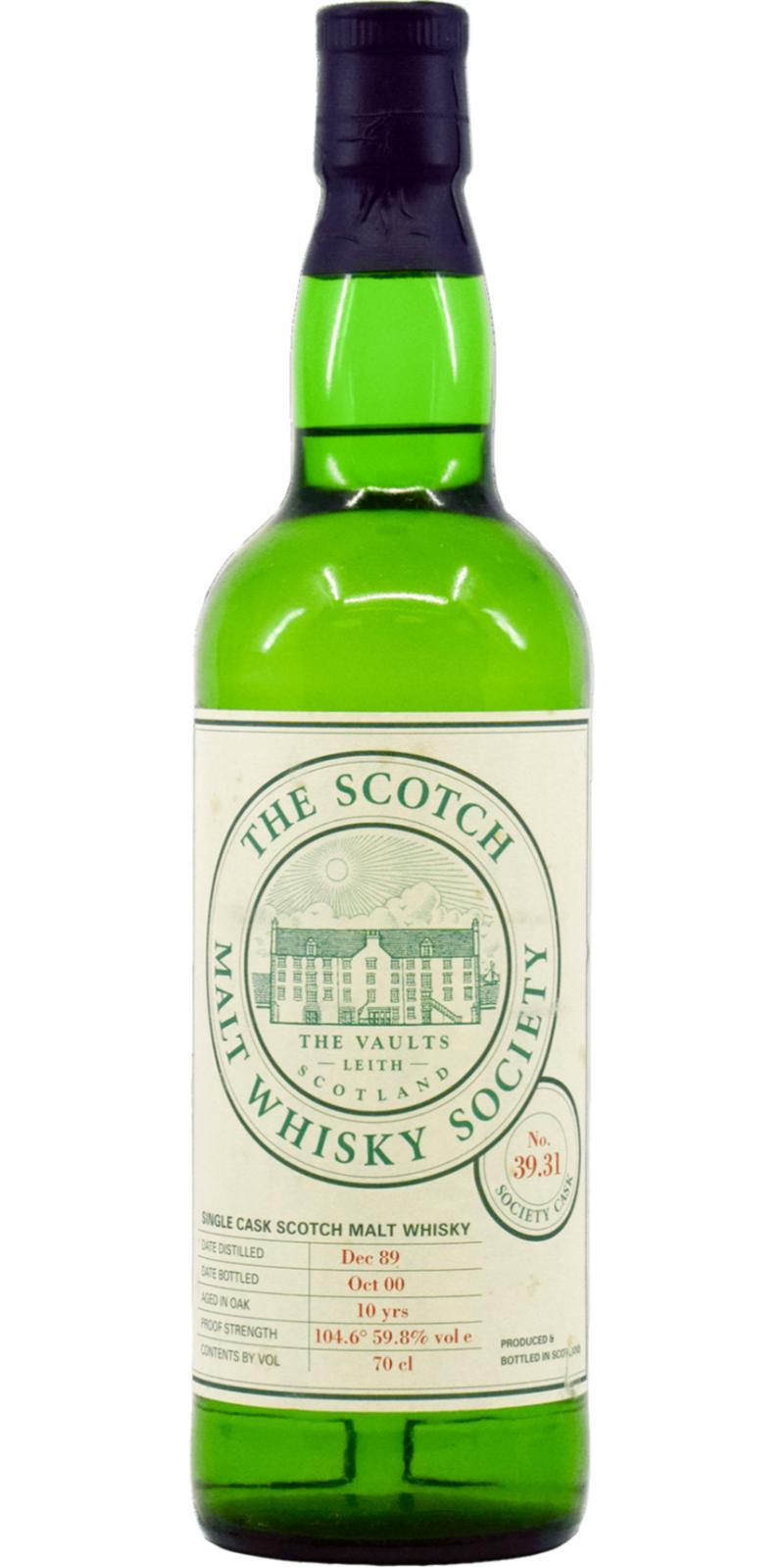 Linkwood 1989 SMWS 39.31 Fairy cakes and Summer Meadows