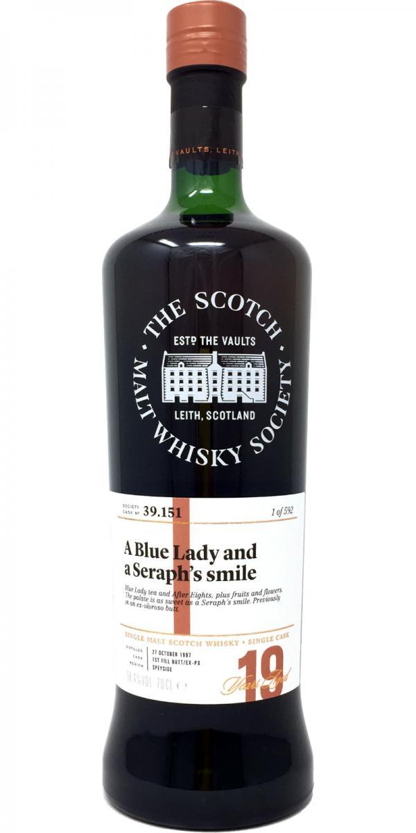 Linkwood 1997 SMWS 39.151 A Blue Lady and a Seraph’s smile