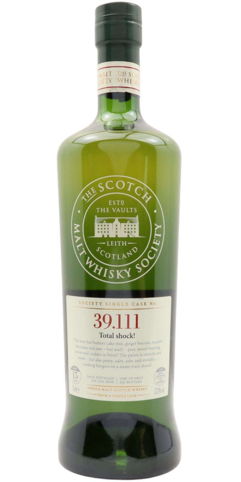 Linkwood 2000 SMWS 39.111 Total shock!