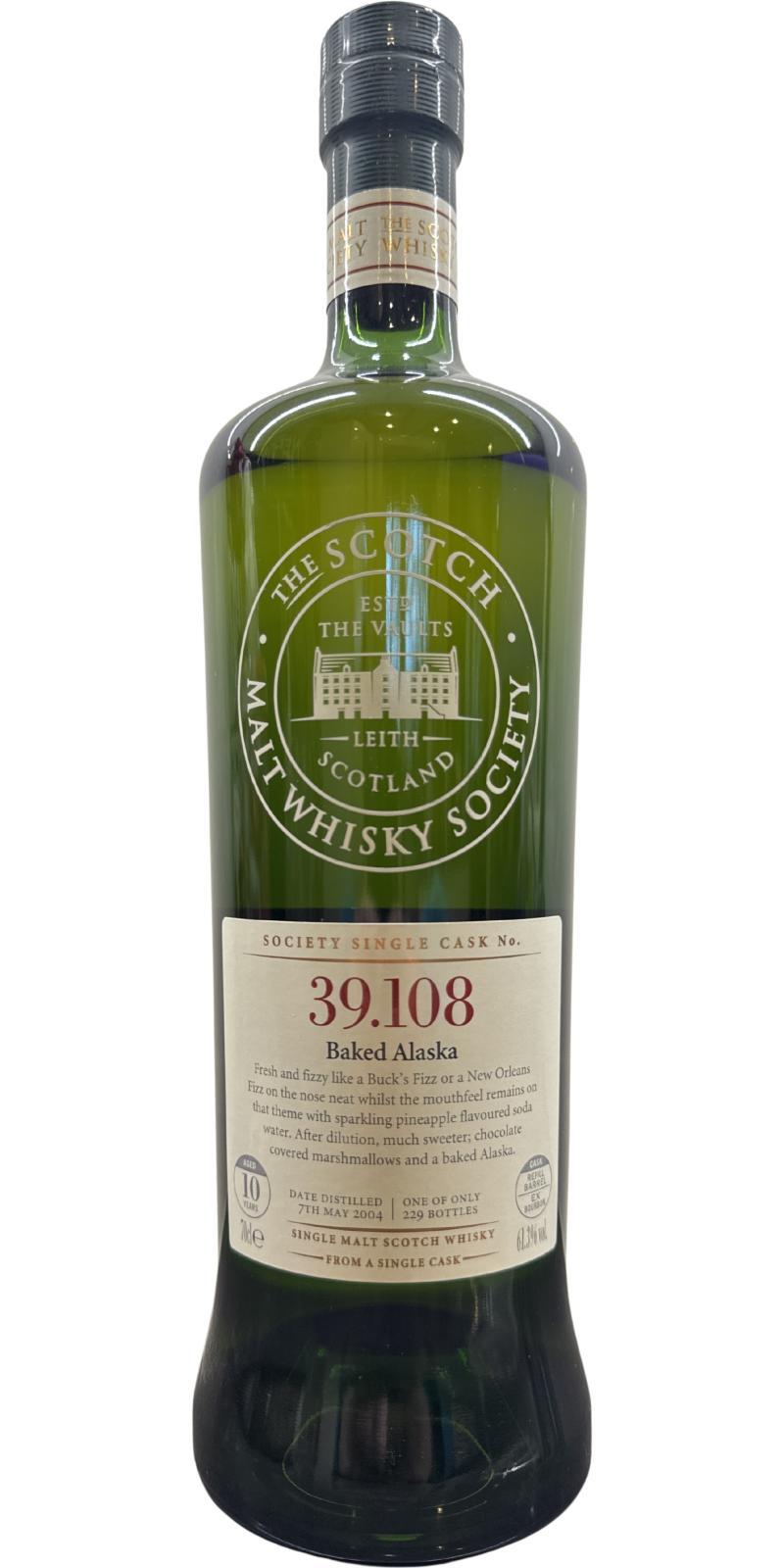 Linkwood 2004 SMWS 39.108 Baked Alaska