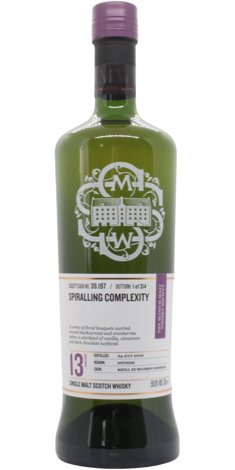 Linkwood 2006 SMWS 39.197 Spiralling complexity