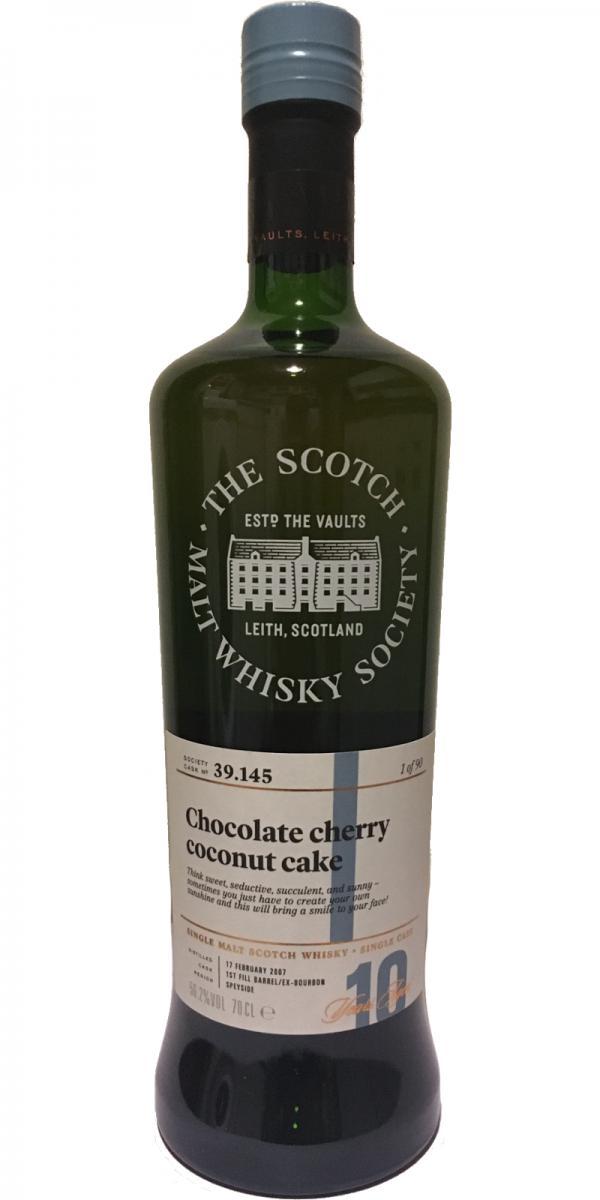 Linkwood 2007 SMWS 39.145 Chocolate cherry coconut cake