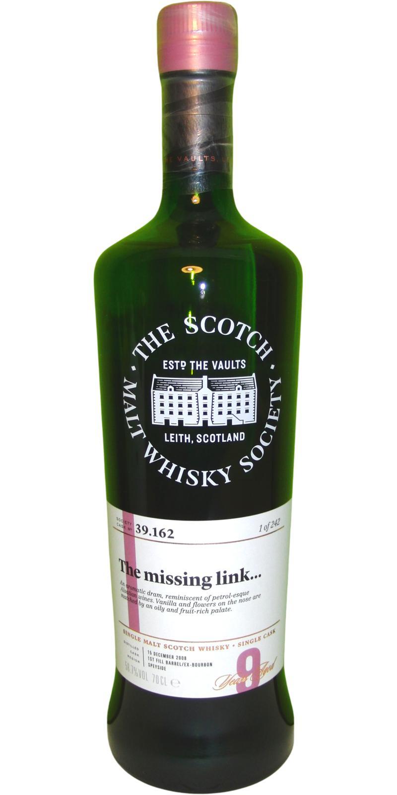 Linkwood 2008 SMWS 39.162 The missing link...