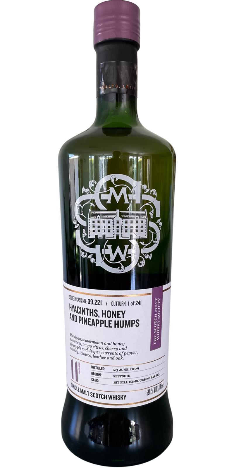 Linkwood 2009 SMWS 39.221 Hyacinths, honey and pineapple humps