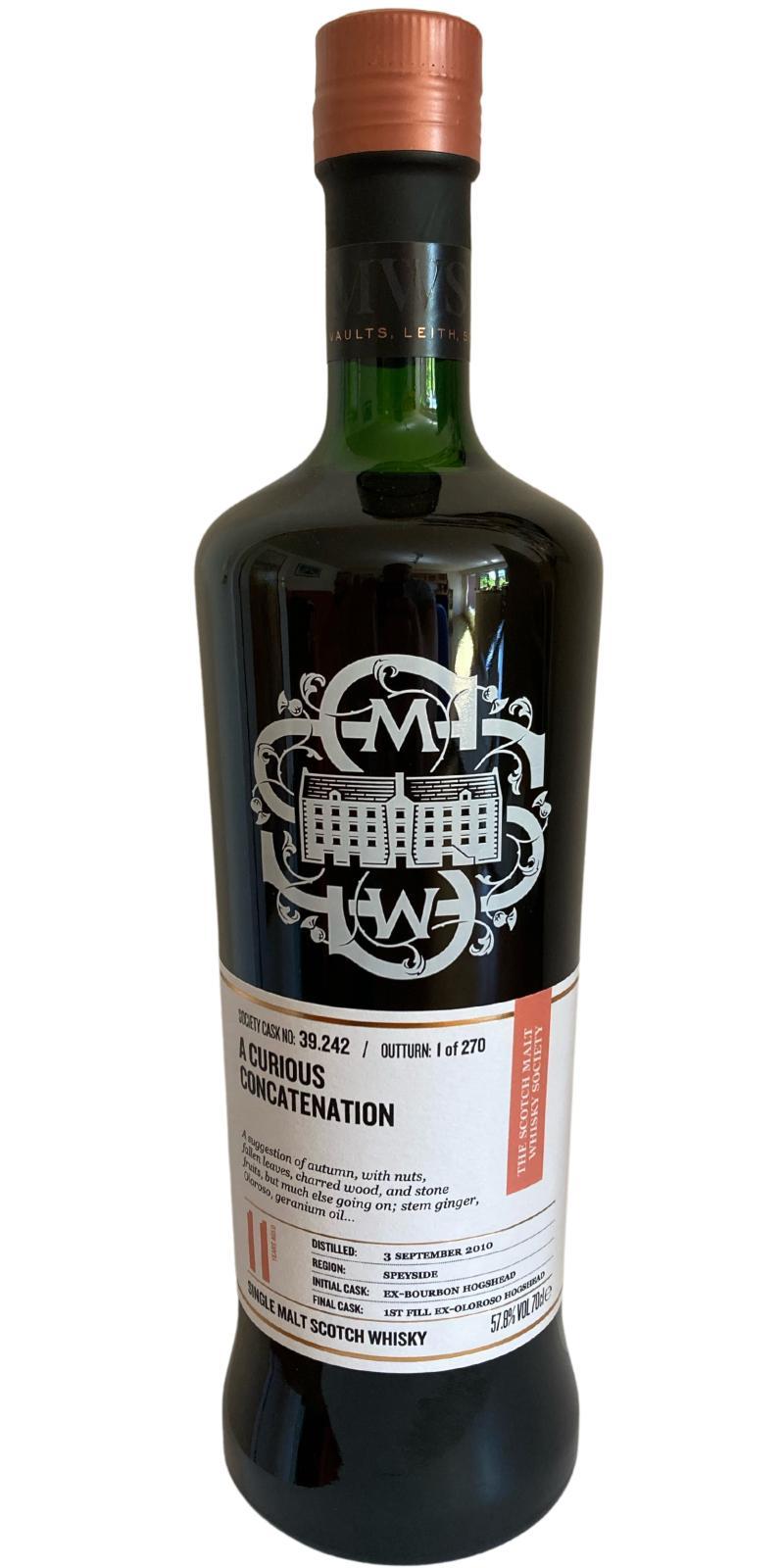 Linkwood 2010 SMWS 39.242 A curious concatenation